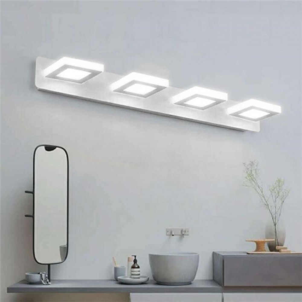 Luminária Arandela LED MultiFlash para Banheiro - 4 pontos de luz - 12W - 60 cm - LMS-CH-JQD03C12W