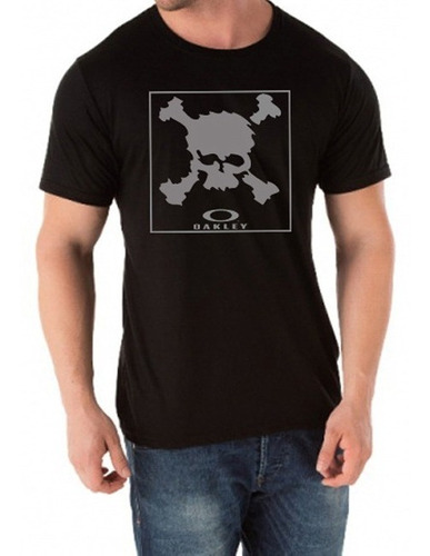 Camiseta Masculina Oakley Classic Skull Amarela - overboard