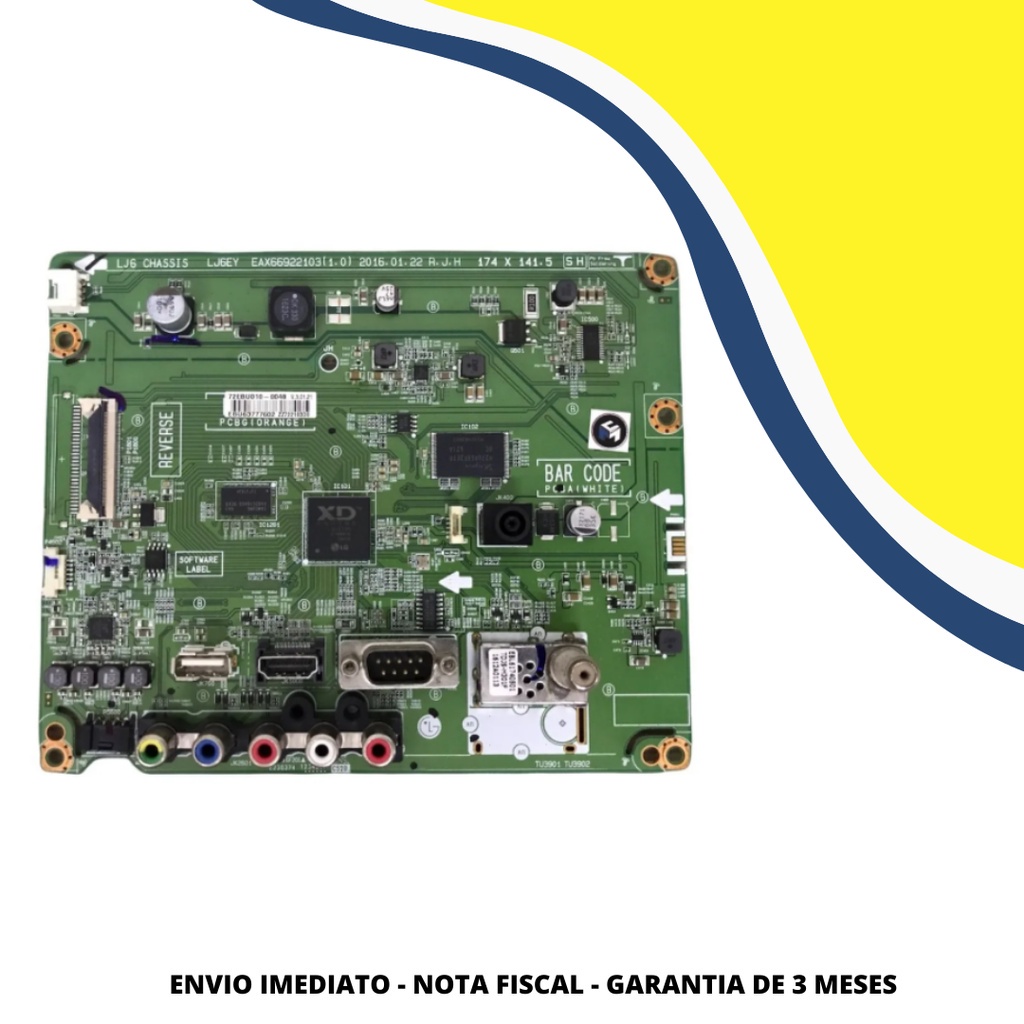 Placa Principal Tv Led LG 32lw300c Crb37287801 Nova Original | Shopee ...