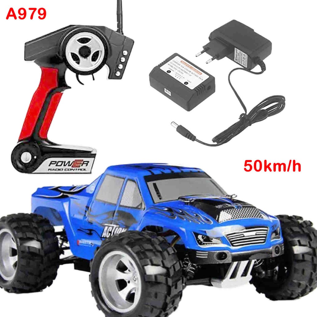 Automodelo Wltoys Vortex A979 4x4 At 50km h c Bateria Lipo