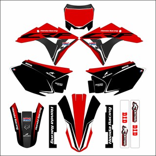 Kit Adesivo Motos Honda Crf 230 250 450 Motocross Trilha Mx