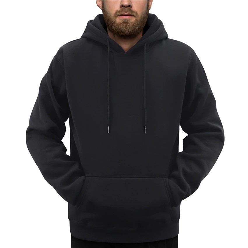 HOT Moletom Preto Liso Masculino Moletom Atacado Liso