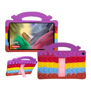 Capa Infantil Pop It Fidget Para Tablet Galaxy Tab A7 Lite T220 T225 - 8.7