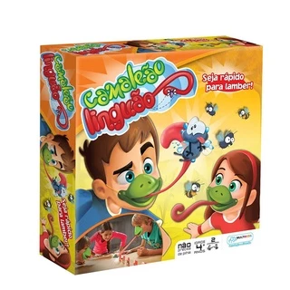 Jogo Camaleão Linguão para 2 Jogadores  Multikids - BR426 em Oferta na Shopee