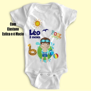 Camiseta Regata Pool Party Personalizada Infantil