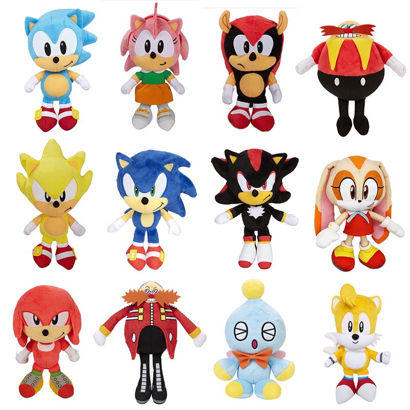 Sonic The Hedgehog Brinquedos de pelúcia para crianças, brinquedos de  pelúcia kawaii, boneco de algodão macio, jogo de desenhos animados, brindes  Anime, presentes novos, 28-33cm - AliExpress