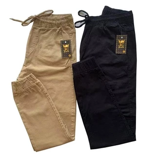 Kit2 Calça Masculina jogger Jeanss Sarja Elastico Premium Com Punho Promoção