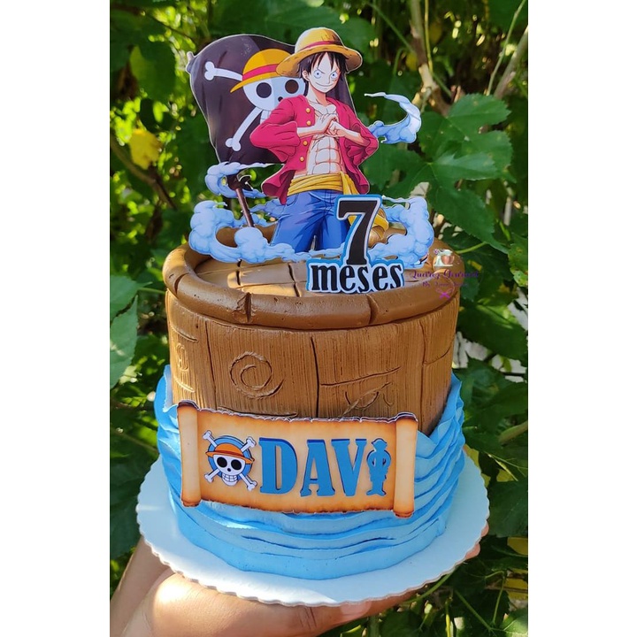 Topo De Bolo Topper De Bolo Aniversário One Piece