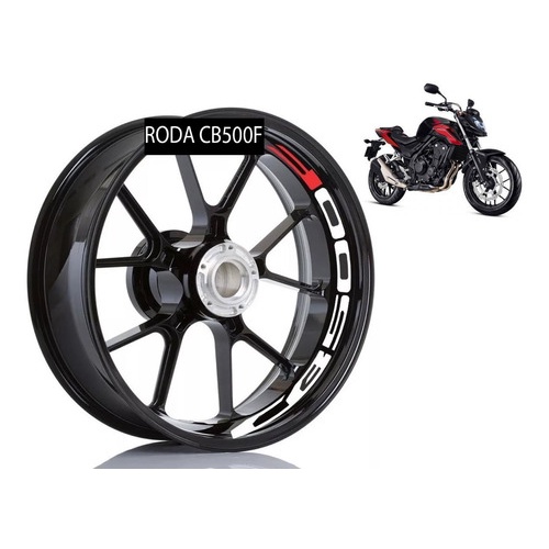 Adesivo Premium De Roda Interno Honda Cb500f Cb 500
