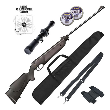 Kit Espingarda De Pressão Rossi 5.5 Dione + Luneta 4x20 | Shopee Brasil