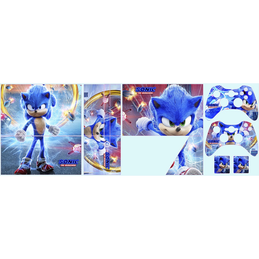 Skin Adesivo Xbox 360 Super Slim - Sonic The Hedgehog em Promoção na  Americanas
