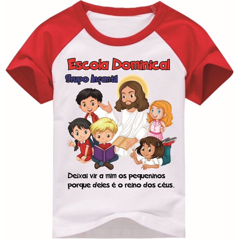 Camiseta Personalizada para Igreja Infantil