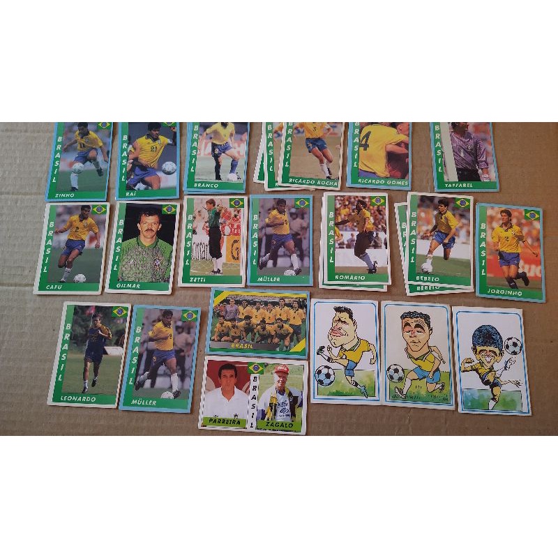 Coleção 22 Cards do Brasil Copa 94 (Raridade Multi Editora