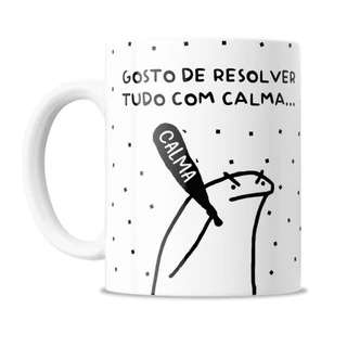 Caneca Flork Florkofcows Engraçada Meme Porcelana