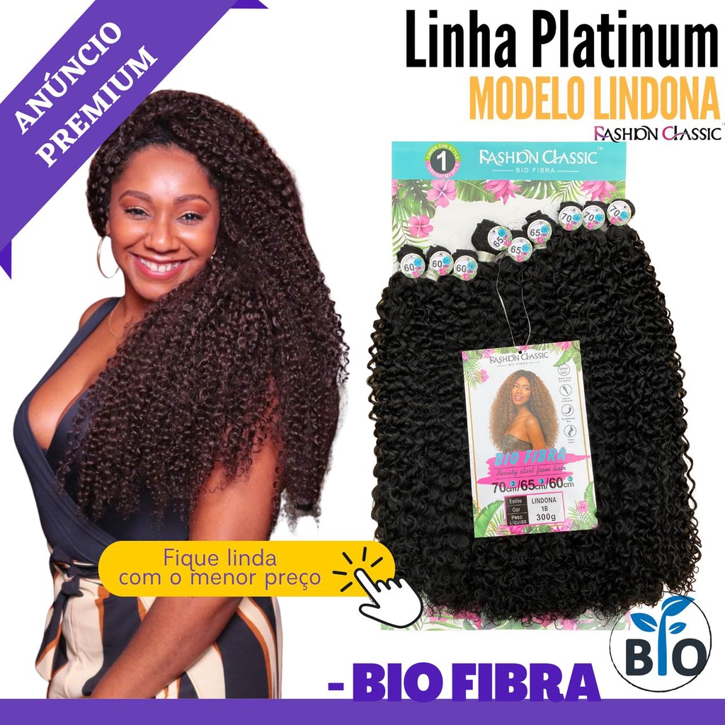 Cabelolindona#Fashionclassic#. Novo cabelo Biofibra Lindona. 