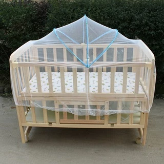 1pcs Mosquiteiro Portátil Dobrável Para Cama De Bebê Berço Crianças Ao Ar Livre