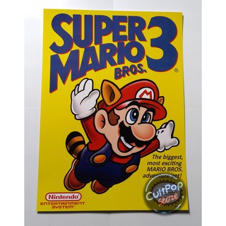 Poster Cartaz Jogo Super Mario Bros 3 no Shoptime
