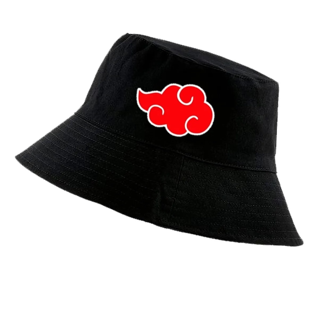 BONÉ AMERICANO COM TELA Boné Nuvem vermelha Akatsuki - Naruto R$45