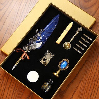 Xinzhuwang Caneta De Pena Estilo Europeu Retrô Harry Potter Britânico/Presente Para Meninos/Namorada/Do Dia Dos Professores Pronta Entrega