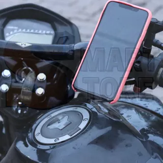 Suporte De Celular Com Imã Para Moto Fixação Magnética Extra Forte