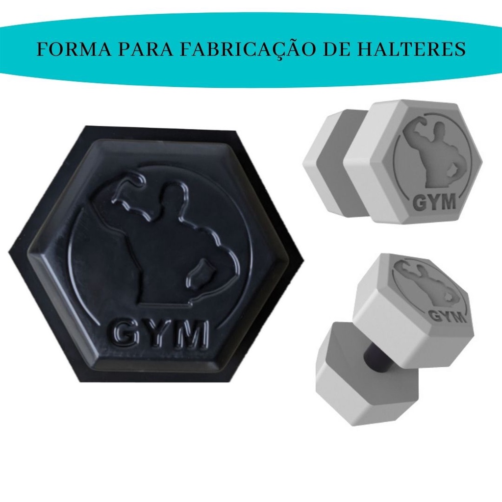 Forma Para Fabricação De Halteres - Academia - An0404