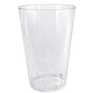 Copo Acrilico descartavel 200ml - Kit com 100 unidades - CRISTAL