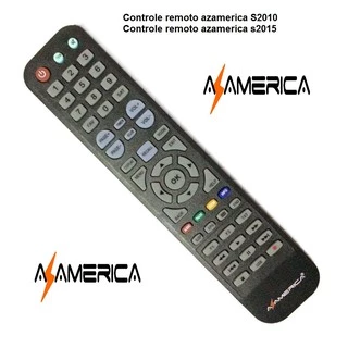 Controle remoto receptor Azamerica S2010 HD pronta entrega