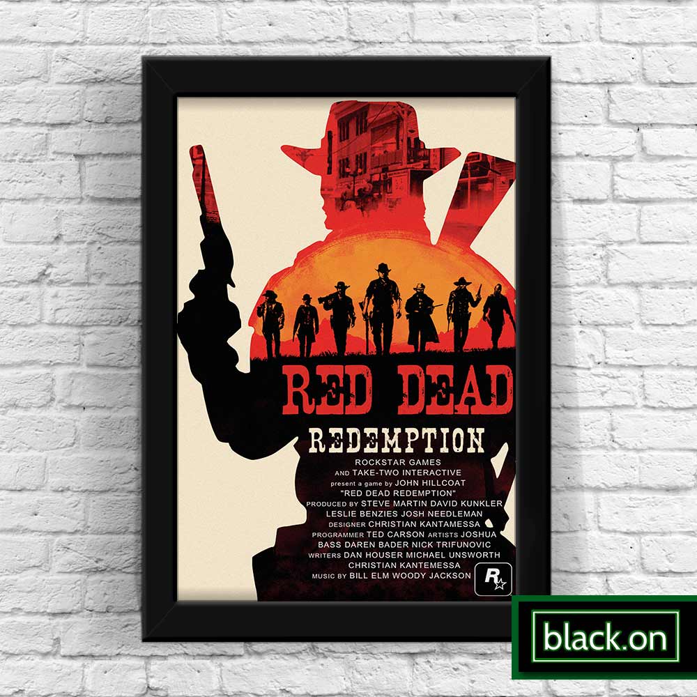 Quadro e poster Procurado Arthur Morgan - Red Dead Redemption 2 - Quadrorama