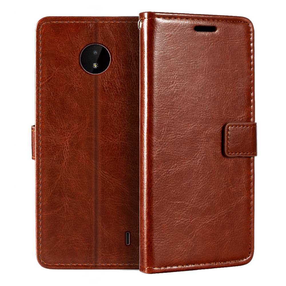 Capa De Celular Tipo Carteira De Couro PU Flip Para Nokia C20/C10