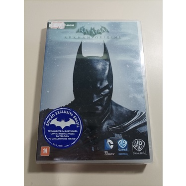 Jogo Pc Dvd Batman Arkham Origins Mídia Física Lacrado 4550
