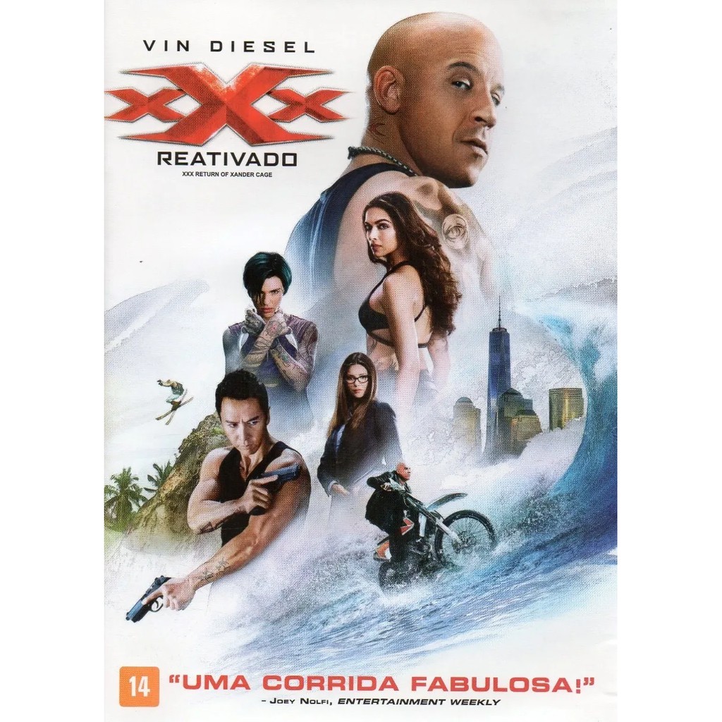 Dvd Original e Lacrado Filme Xxx Reativado com Vin Diesel - Dublado |  Shopee Brasil