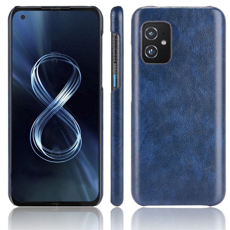 Ultra Fino Para Asus Zenfone 8 ZS590KS Estojo Litchi Skin Pattern PU Capa De Couro E Livro PC Flip ZS672KS Telefone