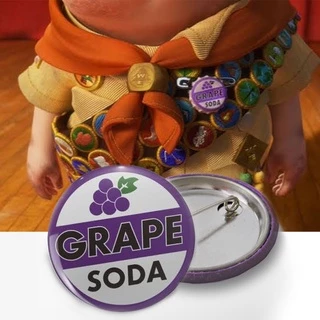 Botton Grape Soda Up Altas Aventuras - broche alfinete