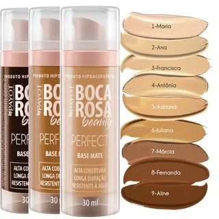 Base Boca Rosa BY Payot Bianca todas as cores disponiveis
