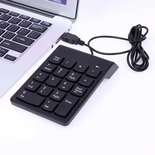 Teclado Numérico 18 teclas Portátil Para Notebooks / PC Conexão USB