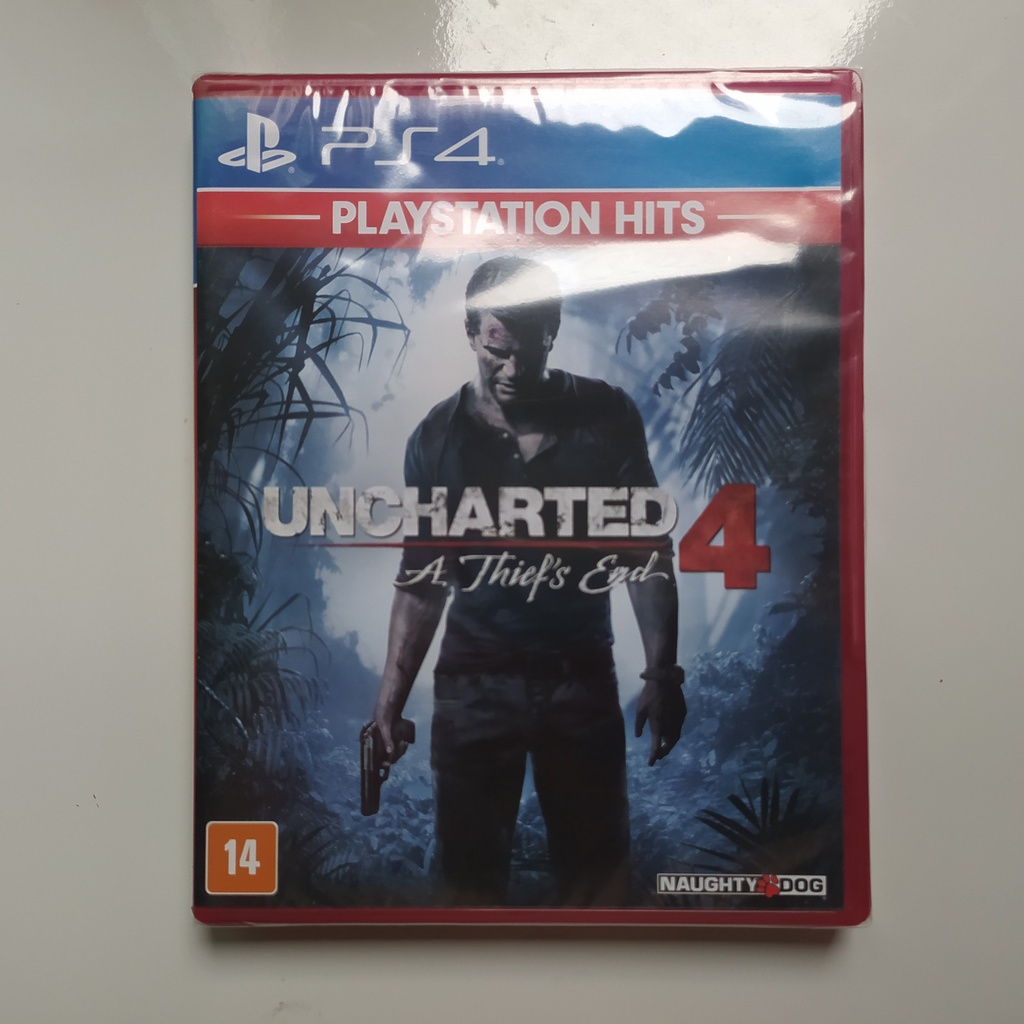 Jogo Uncharted 4 A Thif's End - PS4 [ Embalagem Cartão] - Seminovo