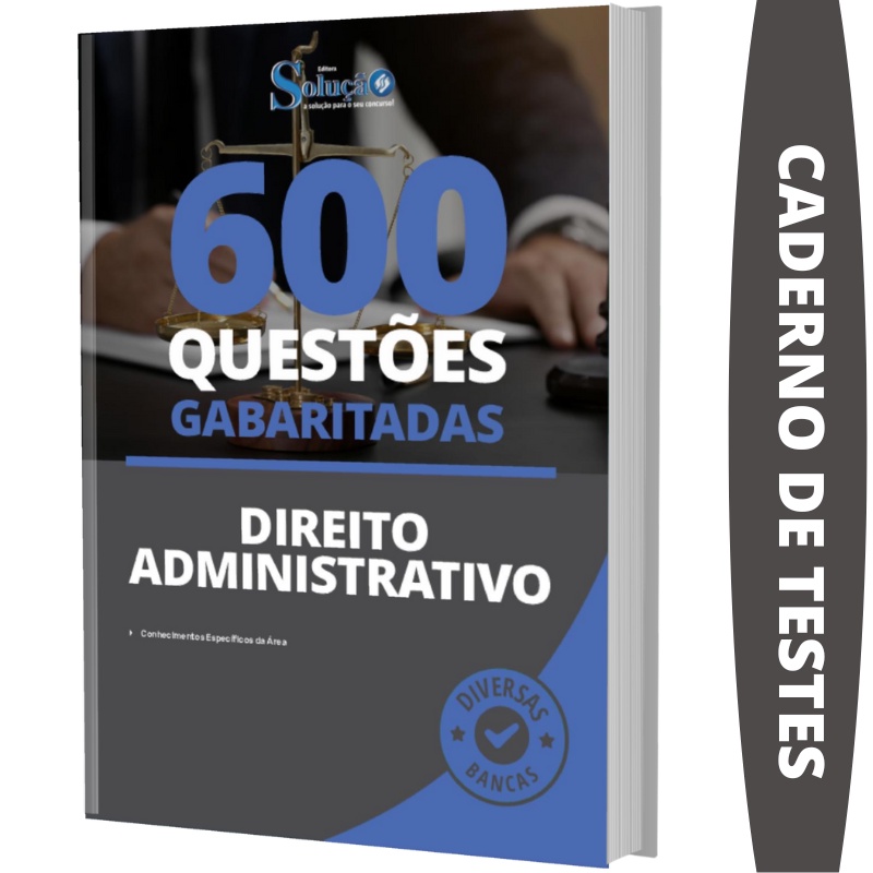 Apostila Direito Administrativo - Questões Gabaritadas | Shopee Brasil