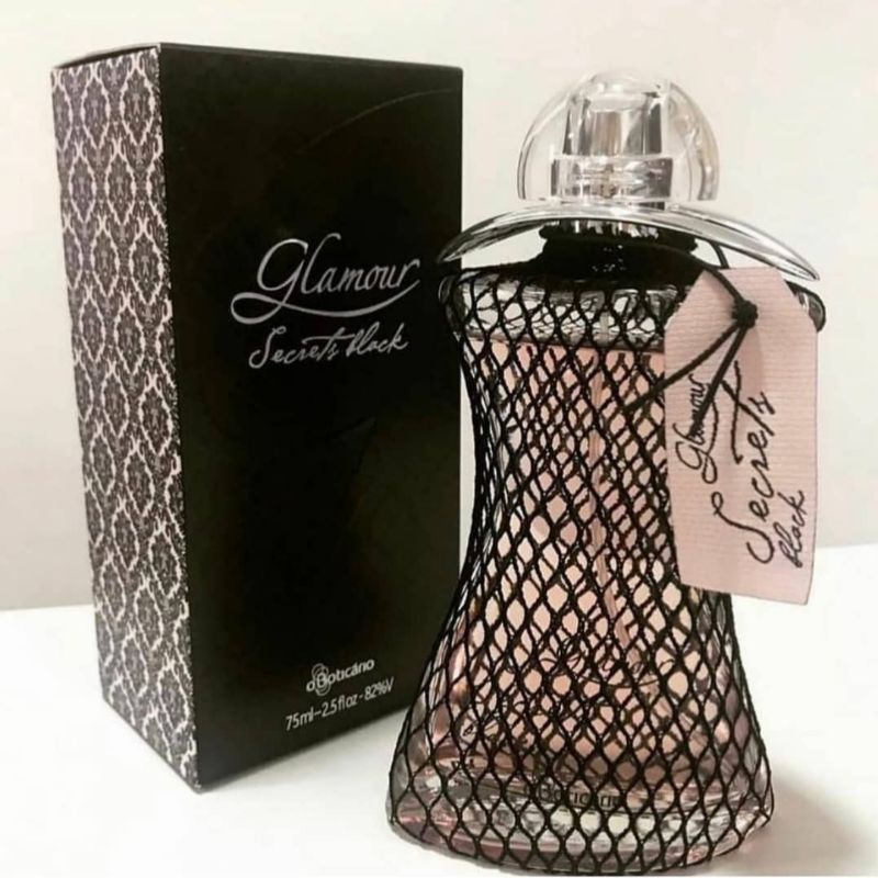 produto.mercadolivre.com.br Perfume Glamour Secrets Black Colônia, 75ml O  Boticário