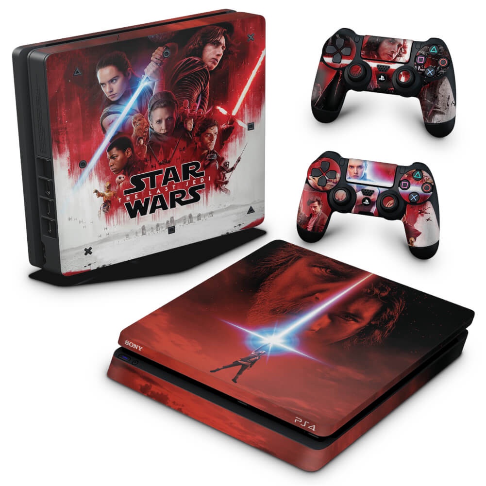 Skin PS4 Slim Adesivo - Star Wars The Last Jedi