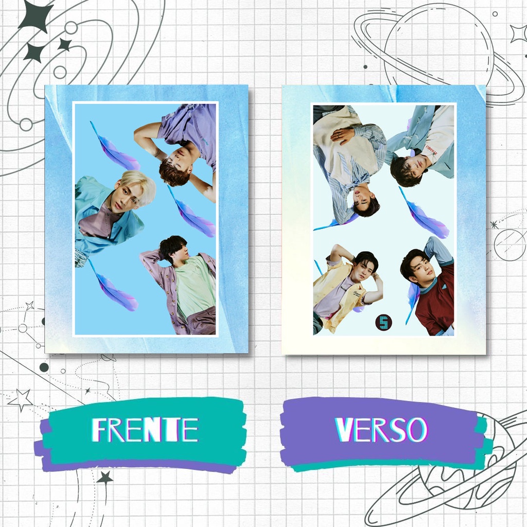 Caderno Espiral Moderne A5 - KPOP - Monsta X, Blackpink
