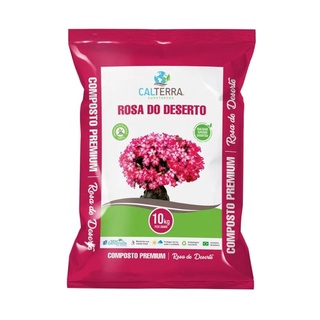 Substrato Terra para Rosa Do Deserto 20L Calterra 10kg