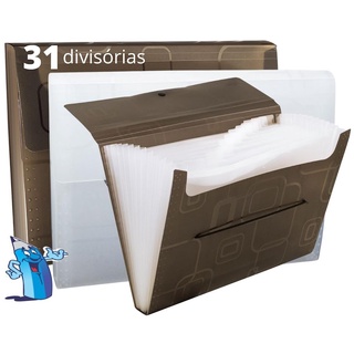 PASTA SANFONADA 31 DIVISORIAS A4 REFORÇADA DELLO