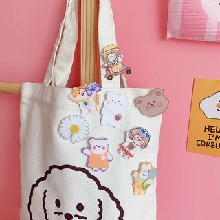 10 Broches De Acrílico Com Pingente De Ursos/Japonês/Acessórios Para Roupas
