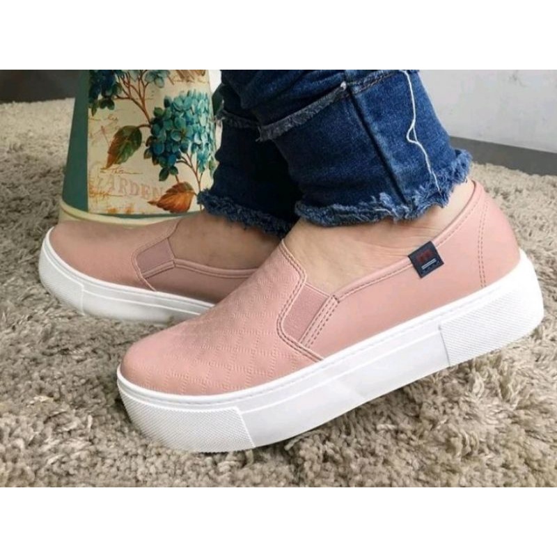 Slip on moleca store rosa