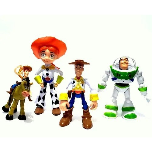 Toy Story 4 - kit 5 bonecos + acessórios