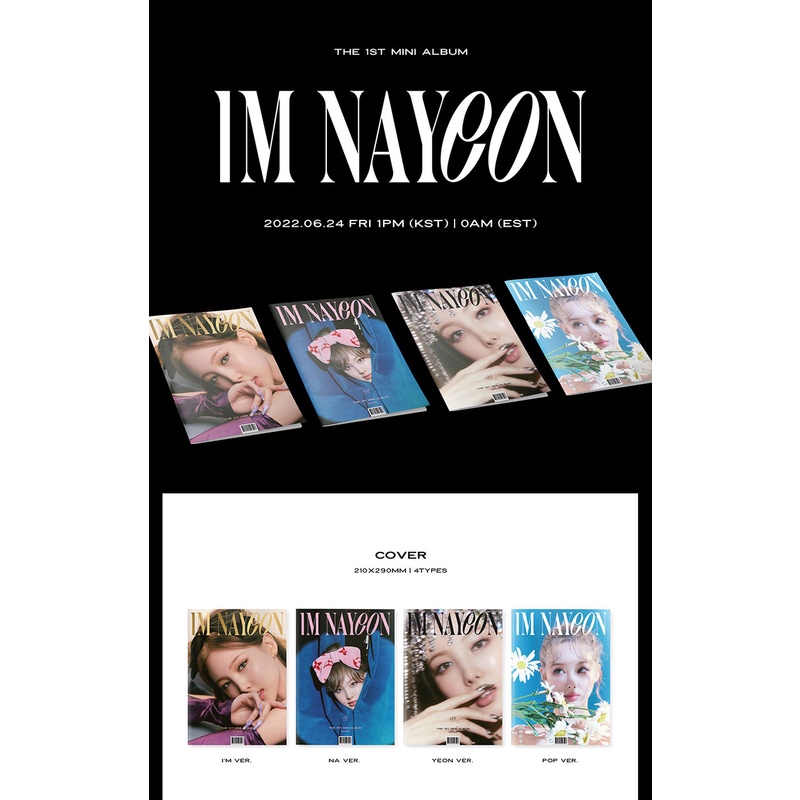 I’M NAYEON セット TWICE NAYEON IM NAYEON 1st Mini Album ( I'M / NA / YEON / POP