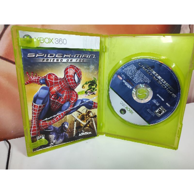 Spiderman Friend or foe Xbox 360 original em mídia física