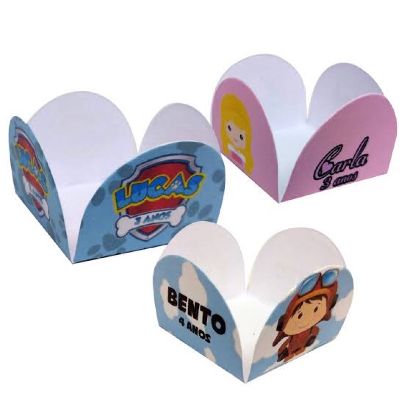 100 FORMINHAS E 100 TOPPER | Shopee Brasil