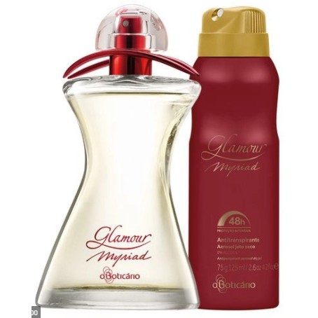 Glamour Myriad Colônia 75ml e Desodorante kit O BOticario