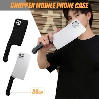 Capa De Telefone De Utensílios De Cozinha Em Forma De Faca Engraçada De Simulação Criativa , Adequada Para IPhone X XR X